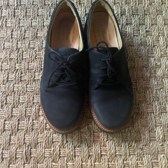 Samuel Hubbard navy nubuck derby shoes main image 7